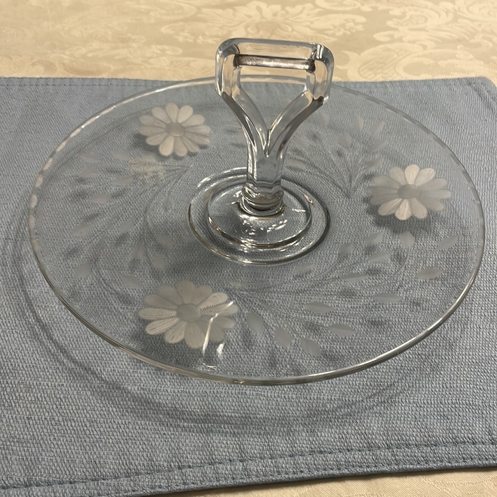 Glass small serving dish- final sale - Picture 2 of 3